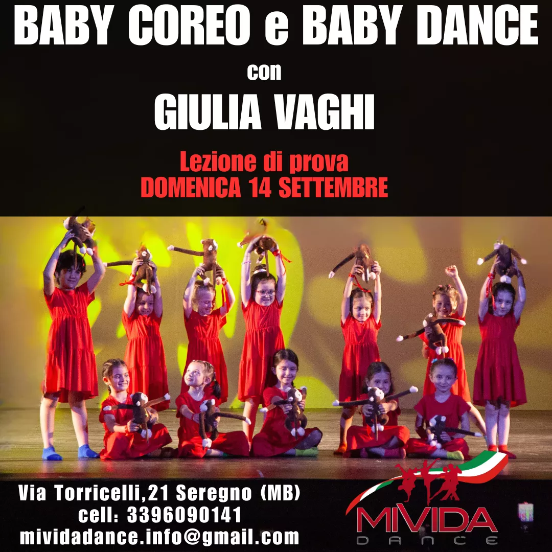 Lezione di Baby Dance e Baby Coreo